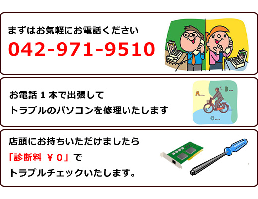 お電話ください